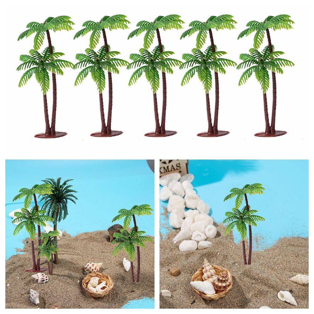 Set 5 Cây Dừa Giả Trang Trí Bể Cá