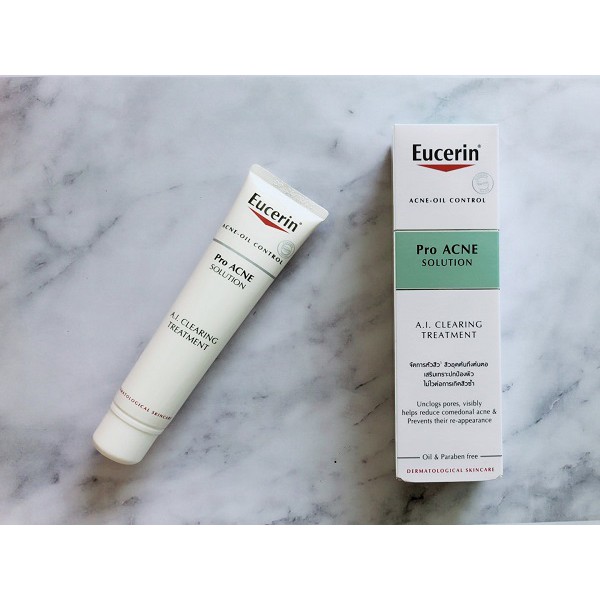 Kem giảm mụn và nhờn Eucerin Proacne AI Clearing treatment 40ml