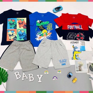 [Siêu Phẩm] Bộ Thun Bé Trai, Size Siêu Đại 4-14T, Hàng Made In Vn, Chất Cotton Xuất Dư Đẹp, Nhiều Màu Sắc