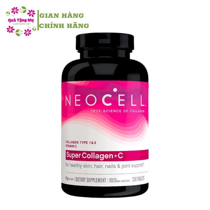 Viên uống Collagen Neocell Type 1 & 3 hộp 250 viên