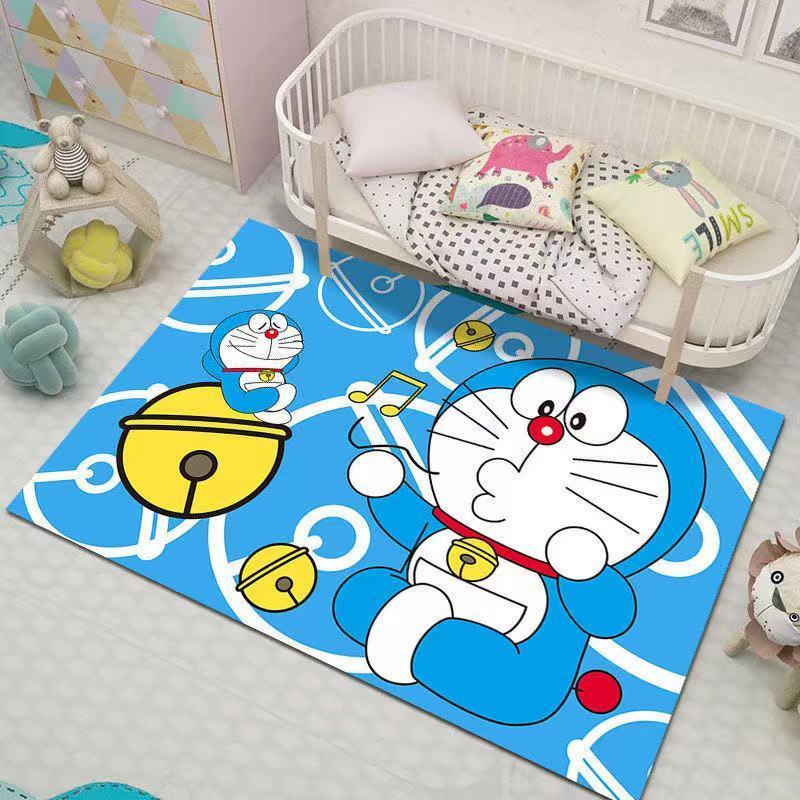 Thảm Trải Sàn Họa Tiết Hoạt Hình Doraemon Đơn Giản Trang Trí Nhà Cửa