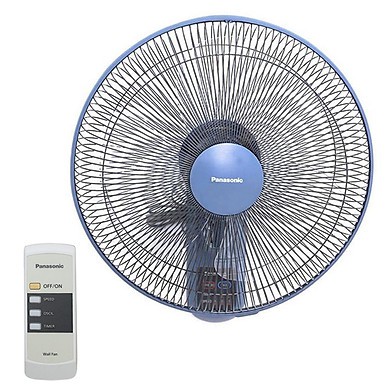 Quạt Treo Tường Có Remote Panasonic F409MB - Xanh Dương - Hàng chính hãng