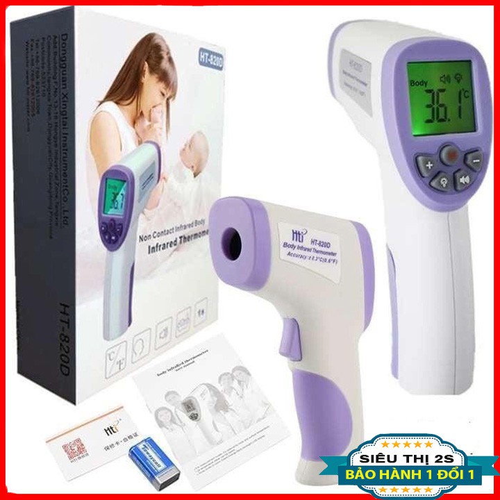 Máy bắn nhiệt kế đo nhiệt độ cơ thể hồng ngoại