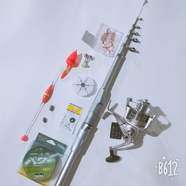 Bộ cần câu Shimano, máy yolo tfb6000 set phụ kiện