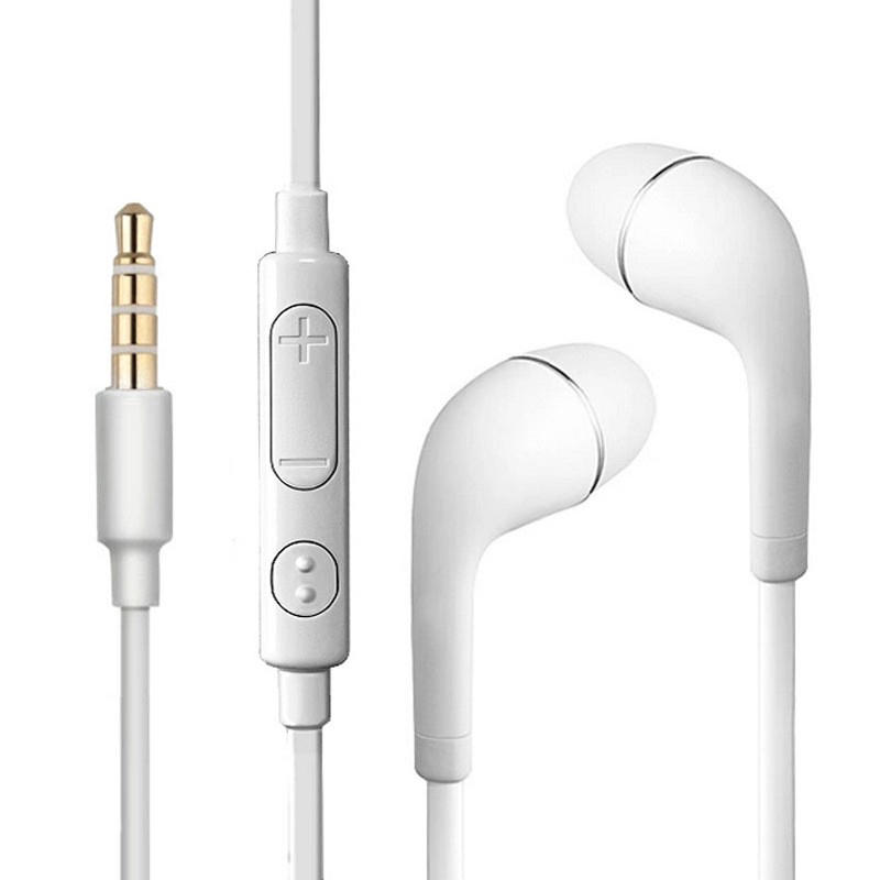 Tai Nghe Nhét Tai 3.5mm Có Mic Và Nút Điều Chỉnh Âm Lượng Cho Điện Thoại Ios Android Mp3