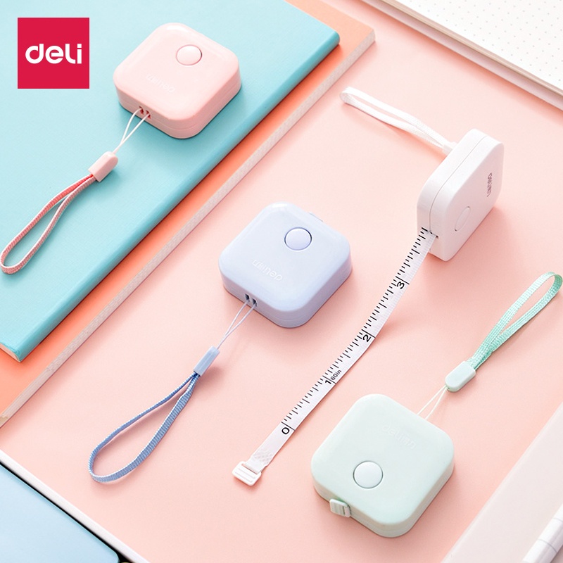 Thước cuộn dây da mini tiện dụng 1.5m nhiều màu