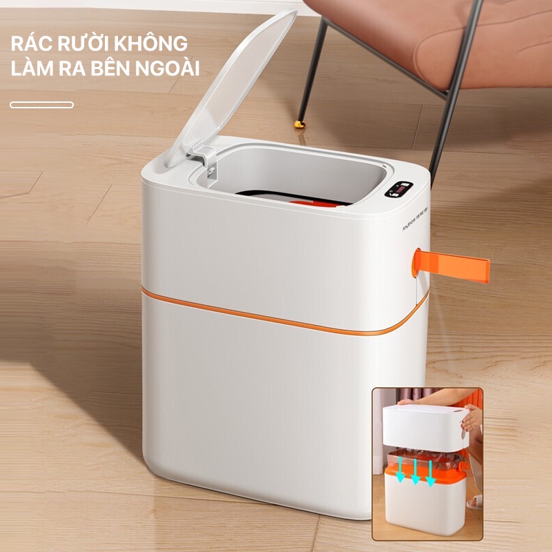 Thùng rác tự động thông minh Joybos CFY13 15L cao cấp tự động đóng mở chống nước