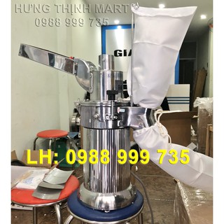 Máy nghiền dược liệu dạng búa siêu mịn DF20 inox siêu bền.