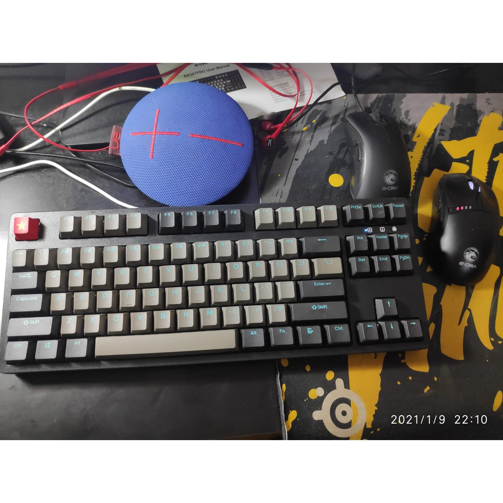 Phím cơ E-Dra EK387 Pro Gateron switch BH chính hãng