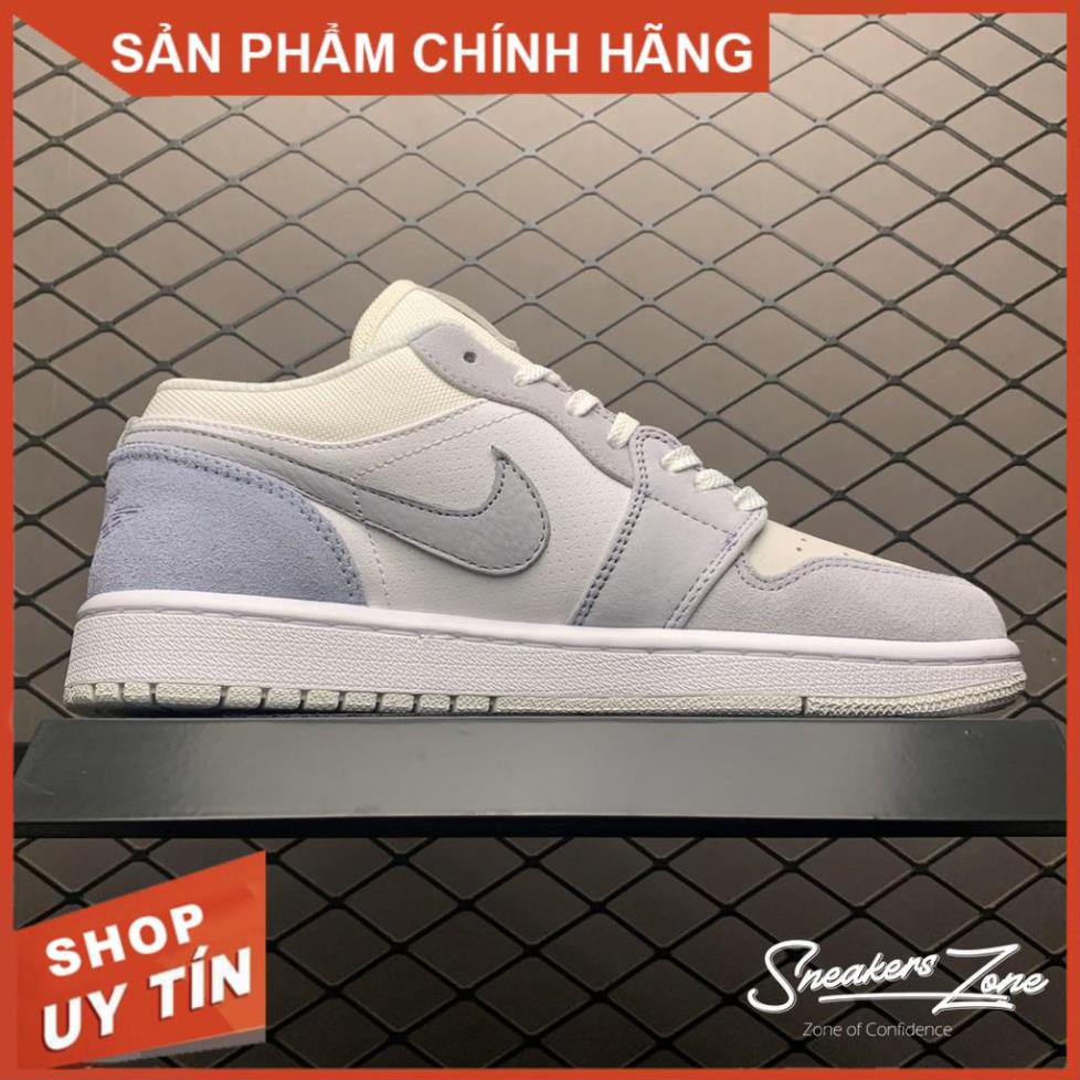 (FREESHIP+QUÀ TẶNG) Giày thể thao AIR JORDAN 1 Low Paris thấp cổ màu xám xanh cực chất