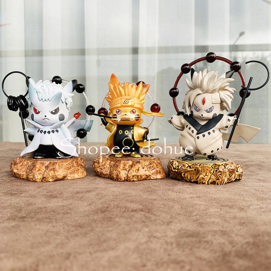 Mô hình Firgure Naruto, Obito Lục Đạo, Madara Chibi Cosplay