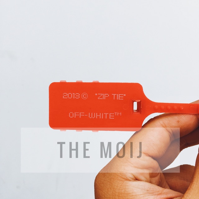 [New Version] Móc Khoá Zip tie Off White Full Tag