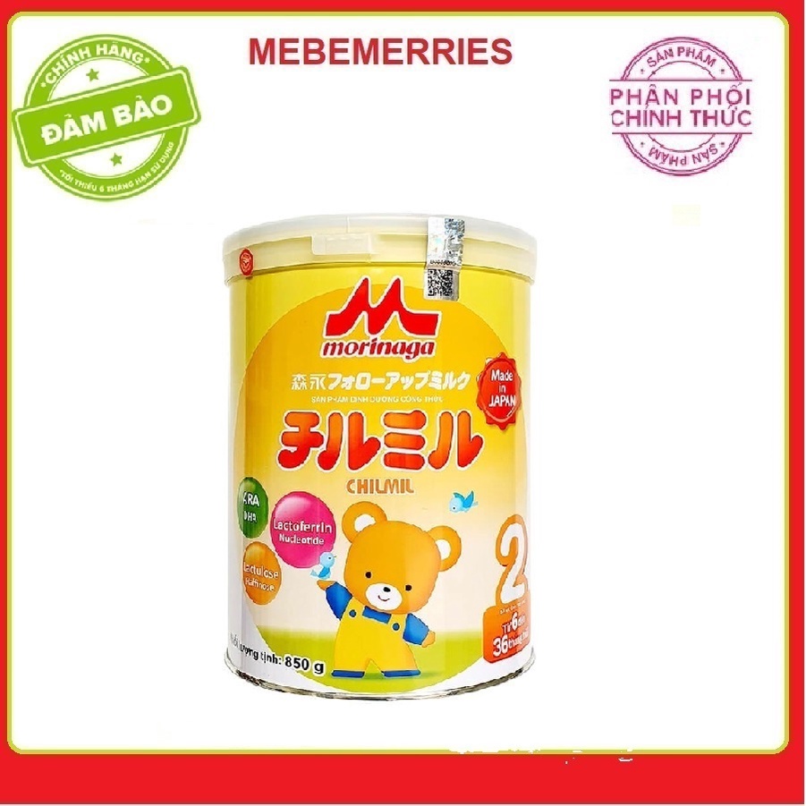 Sữa Morinaga Nhập Khẩu Từ Nhật Số 2 Loại 850G