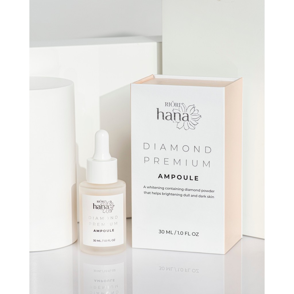 Tinh Chất Dưỡng Trắng Da Cao Cấp RIORI HANA DIAMOND PREMIUM AMPOULE 30ml