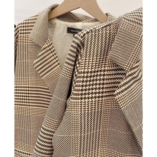 blazer hoạ tiết 2 lớp dày dặn