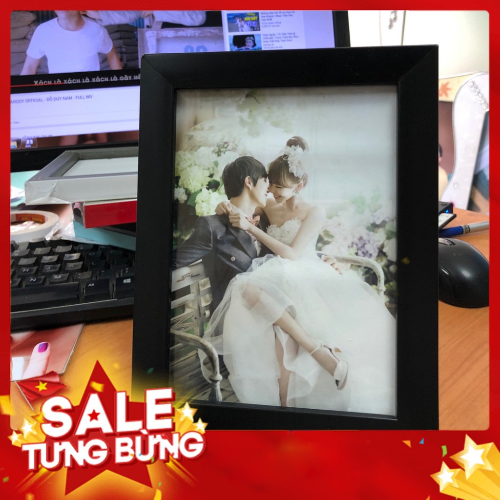 Khung Ảnh Để Bàn Khung Ảnh Treo Tường Mặt Kính Giá Rẻ