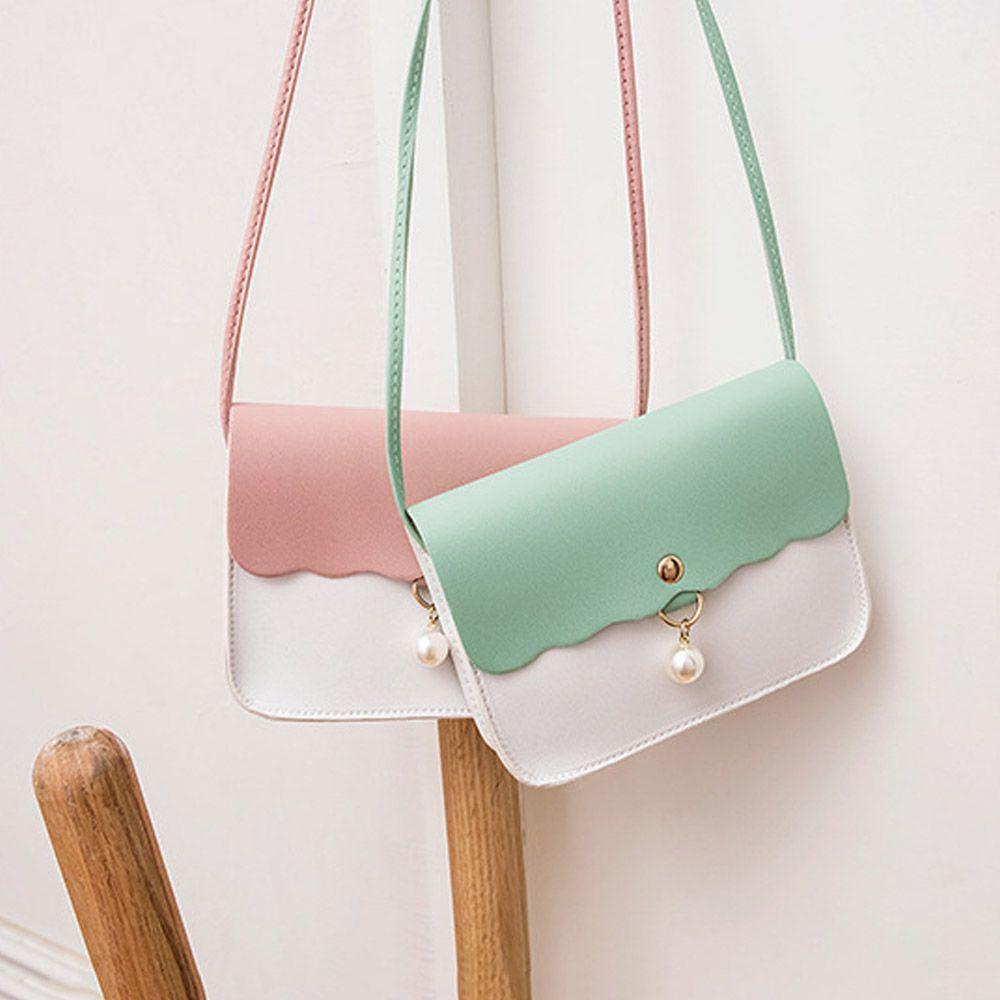 MIHAN1 Túi Đeo Vai Nữ Màu Sắc Nhã Nhặn Thời Trang