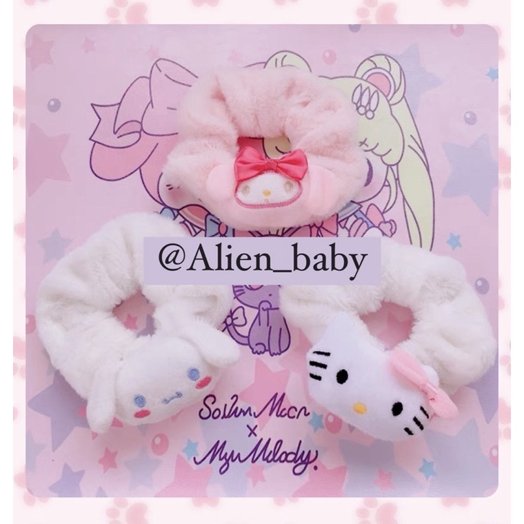SẴN cột tóc scrunchies sanrio siêu dth