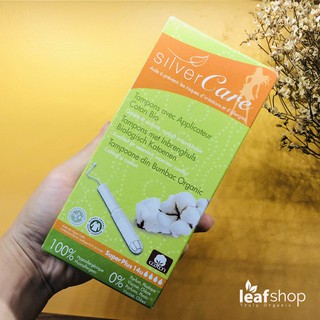 Tampon hữu cơ có cần đẩy Silvercare