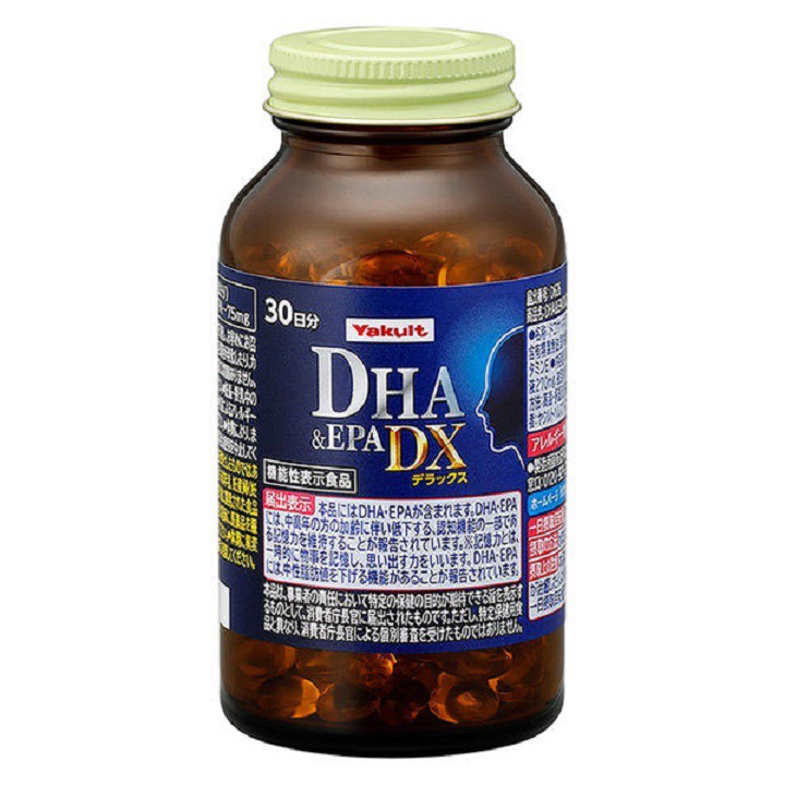 [Giá xả] Bổ não Yakult DHA EPA DX 900mg Nhật bản nội địa dành cho người trung niên, người già, có vấn đề về trí nhớ, não | BigBuy360 - bigbuy360.vn