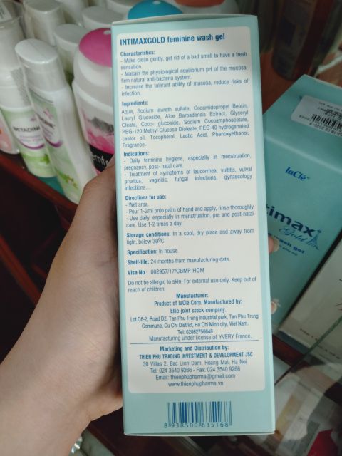 Dung Dịch Phụ Nữ Intimax 200ml