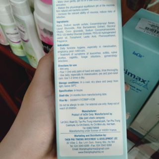 Dung Dịch Phụ Nữ Intimax 200ml