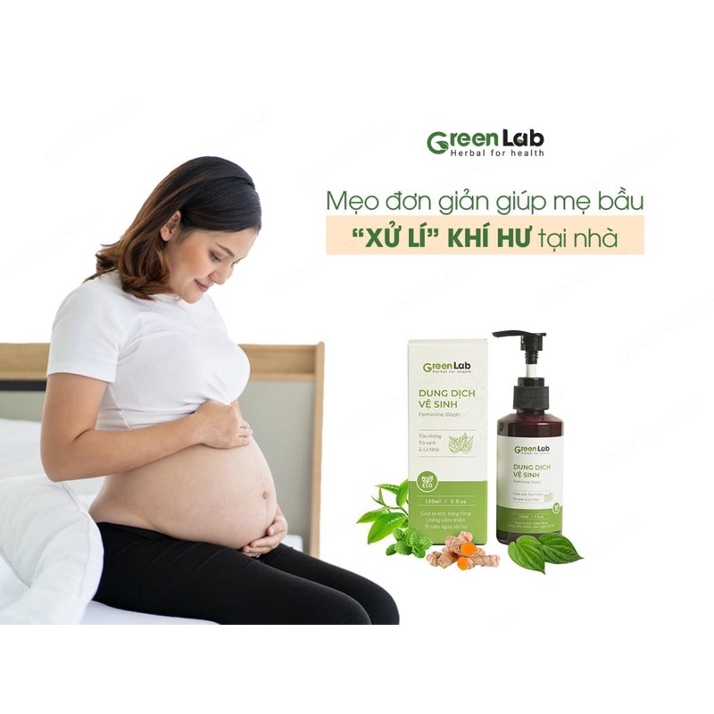 Dung Dịch Vệ Sinh Greenlab,Hồng Thơm Se Khít,Dung Dịch Vệ Sinh Nam Nữ 150ML