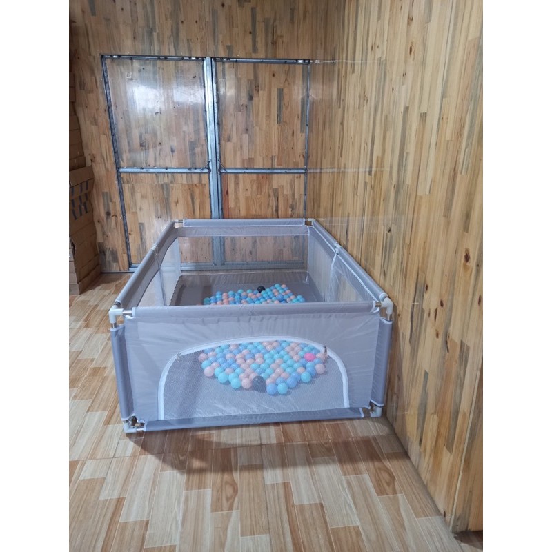 Quây cũi cho bé 🔥XẢ KHO🔥 Quây cũi nhà bóng,thiết kế đẹp trang nhã, chống va đập, an toàn cho bé kích thước 1m2.1m8
