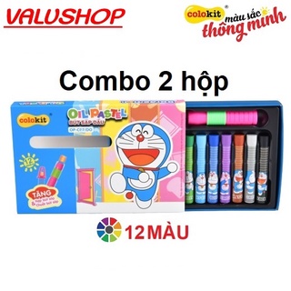 Hộp Bút Màu Sáp Dầu Doraemon Colokit
