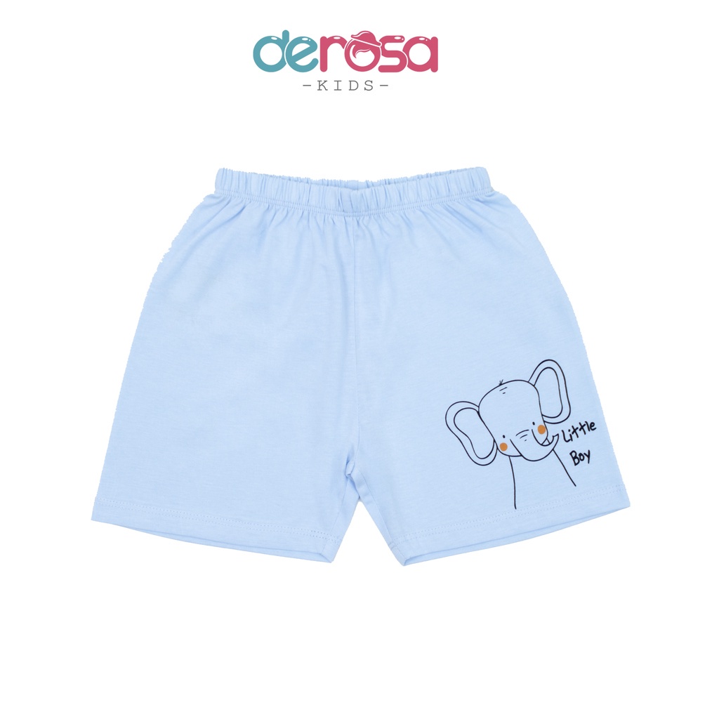 Combo 5 quần short đùi cotton cho bé sơ sinh DEROSA KIDS | 3 - 18 tháng | ASBB063Q