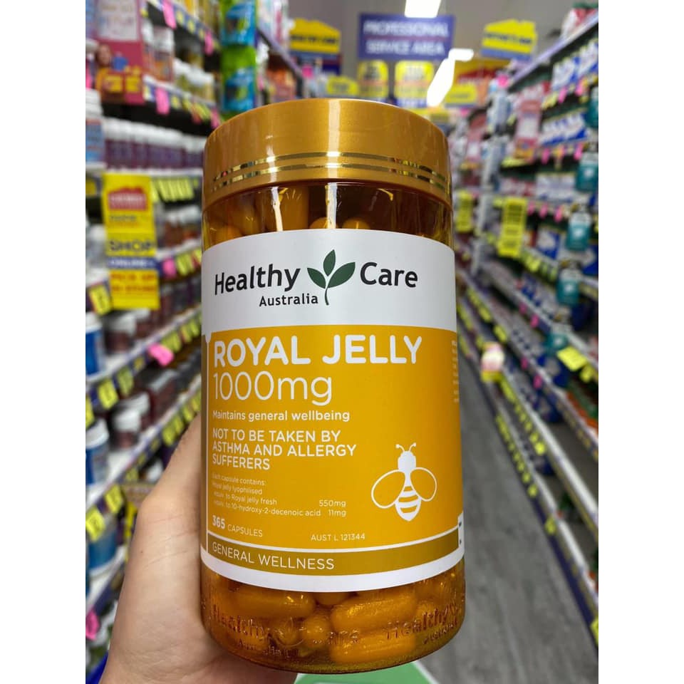 Sữa Ong Chúa Healthy Care Royal Jelly 365 Viên