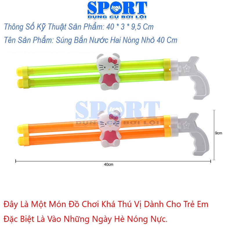 Đồ Chơi Ống Thụt Nước 2 Nòng/ Súng Bắn Nước Đồ Chơi Khá Thú Vị Dành Cho Trẻ Em  Shop-Dungcuboiloi