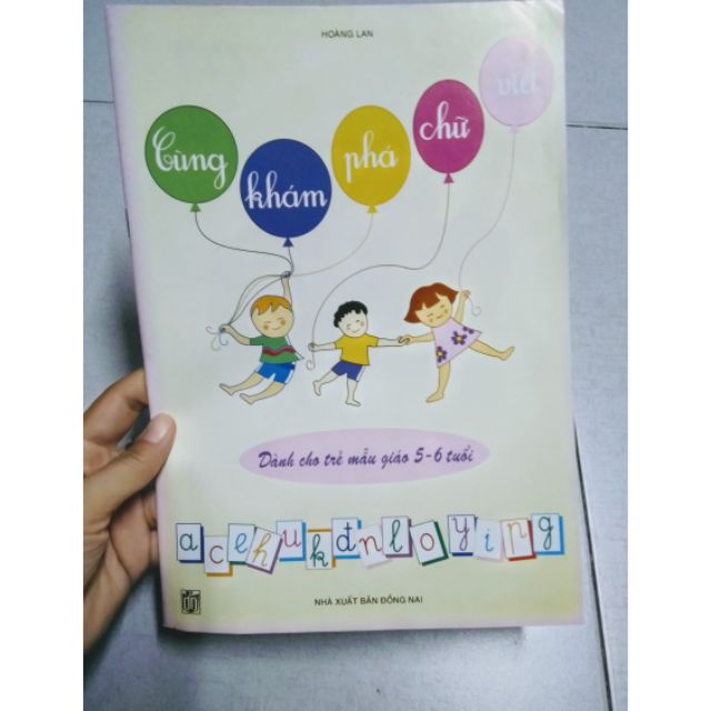 Sale quyển cùng khám phá chữ viết cho bé 5-6T.