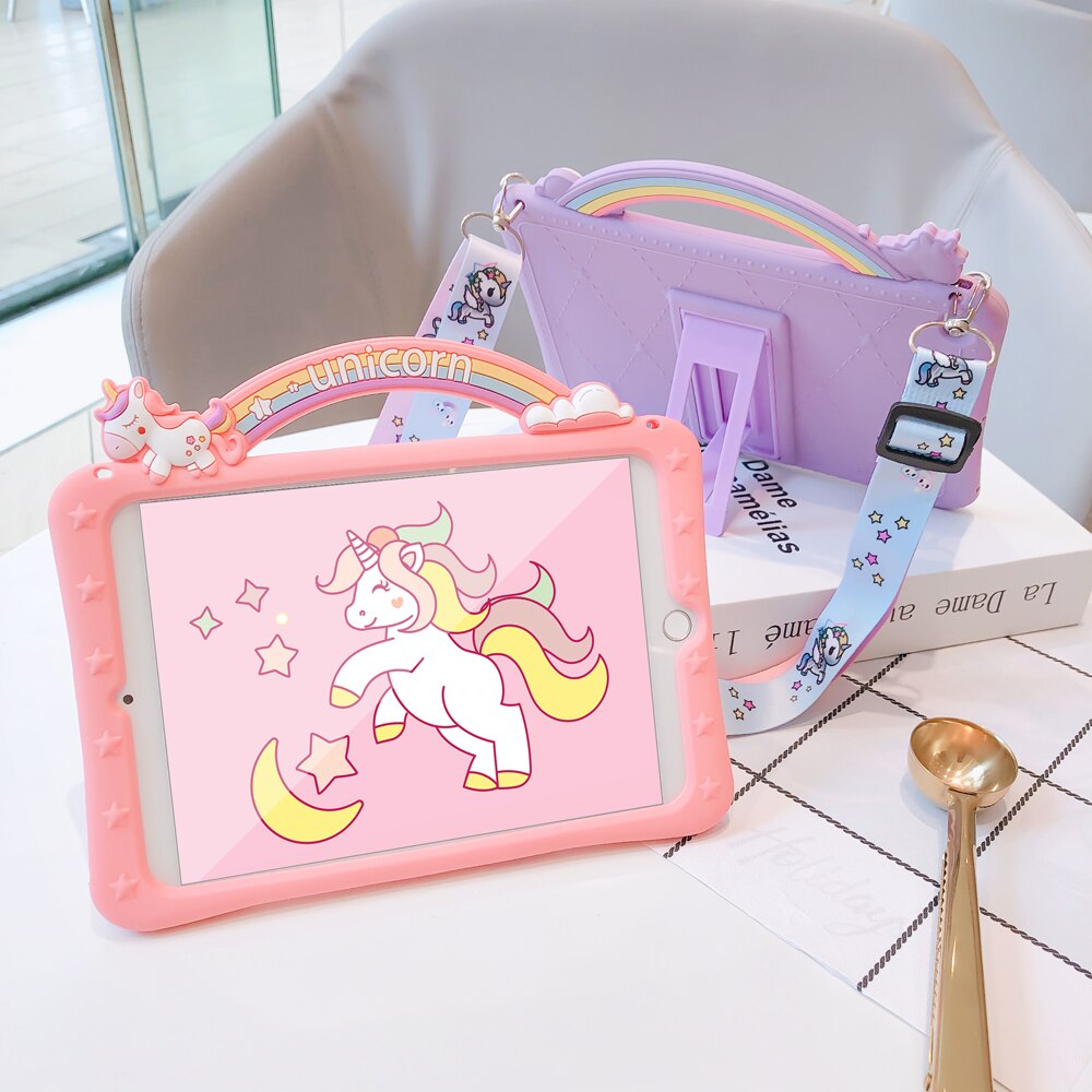 Ốp Máy Tính Bảng Tương Thích In Hình Ngựa Một Sừng Cho Ipad Mini 1 2 3 4 5 6 7 8 11 9.7 2017 2018 2019 10.2 Pro