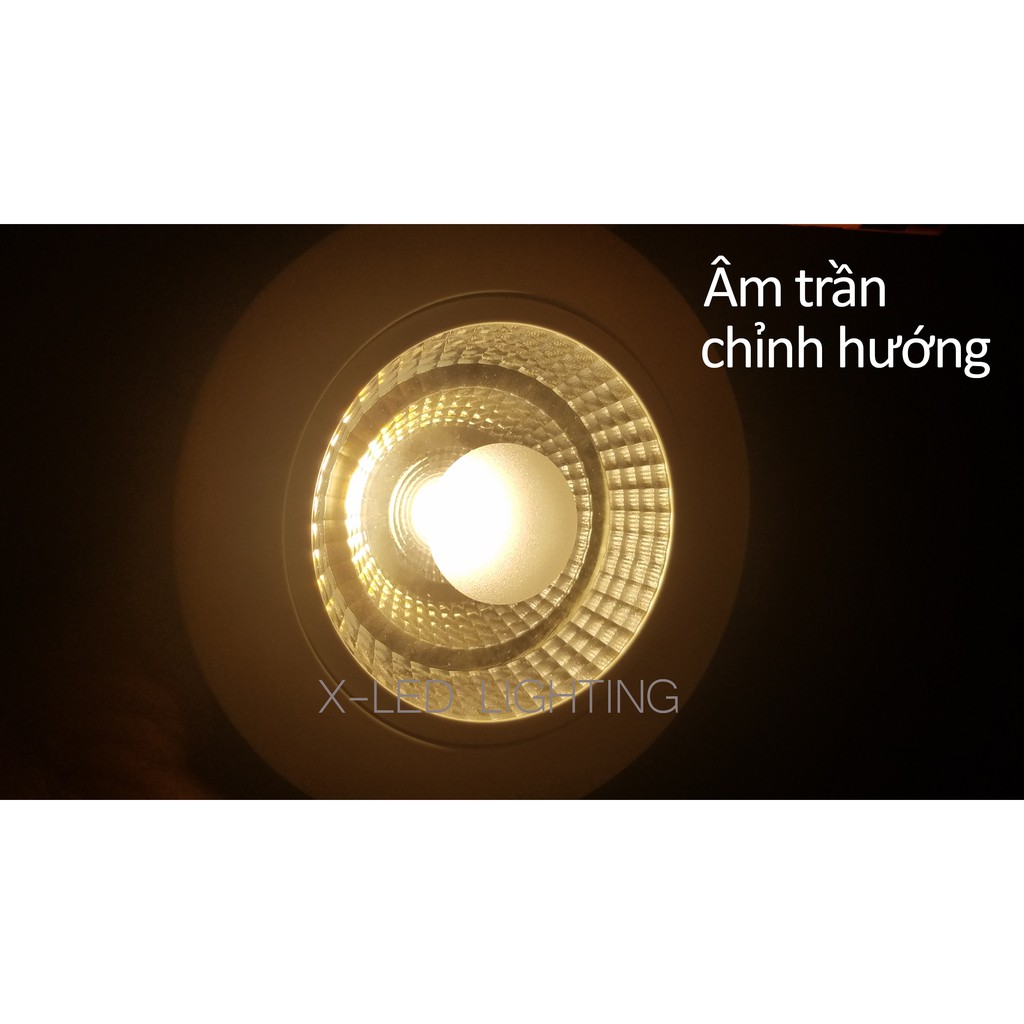 Đèn âm trần chỉnh góc, tiêu điểm - công suất 20w, phi 110