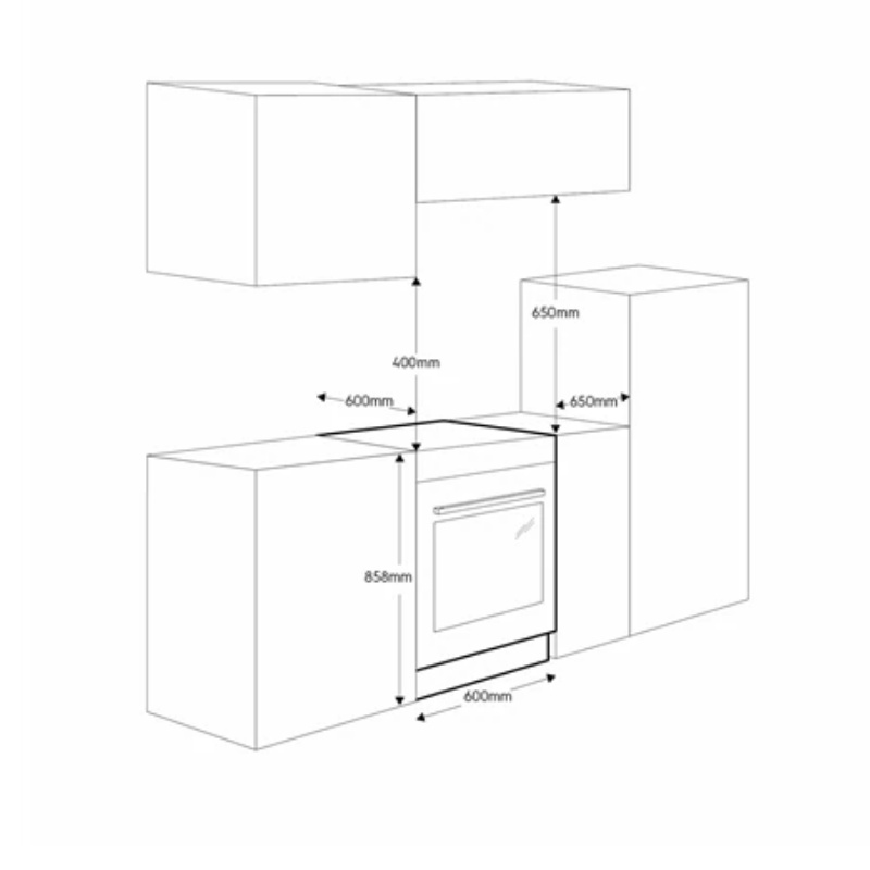 [FREESHIP HCM] Bếp Từ Kết Hợp Lò Nướng Electrolux LKI640200X - 54L - 8 Chế Độ Nấu - Hàng Chính Hãng