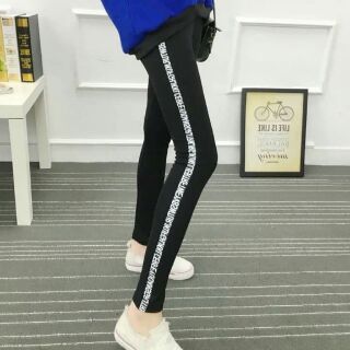 Quần leging chạy chữ ka