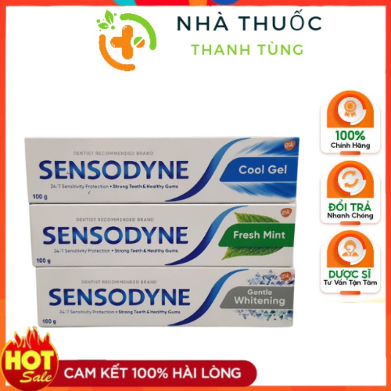 [ Hàng Chính Hãng ] KEM ĐÁNH RĂNG SENSODYNE Chống ê buốt