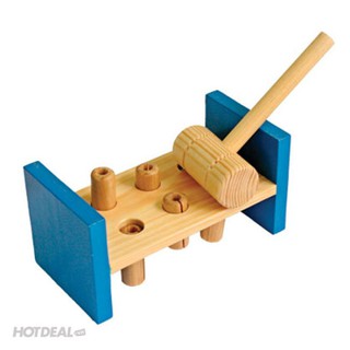 Bộ búa cọc đồ chơi bằng gỗ cho bé