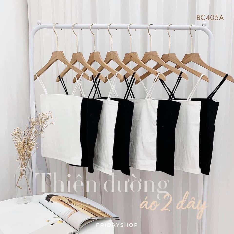 Áo 2 dây bún  loại 1 co giãn 4 chiều đẹp dễ phối đồ phong cách trẻ trung năng động - Zadola fashion