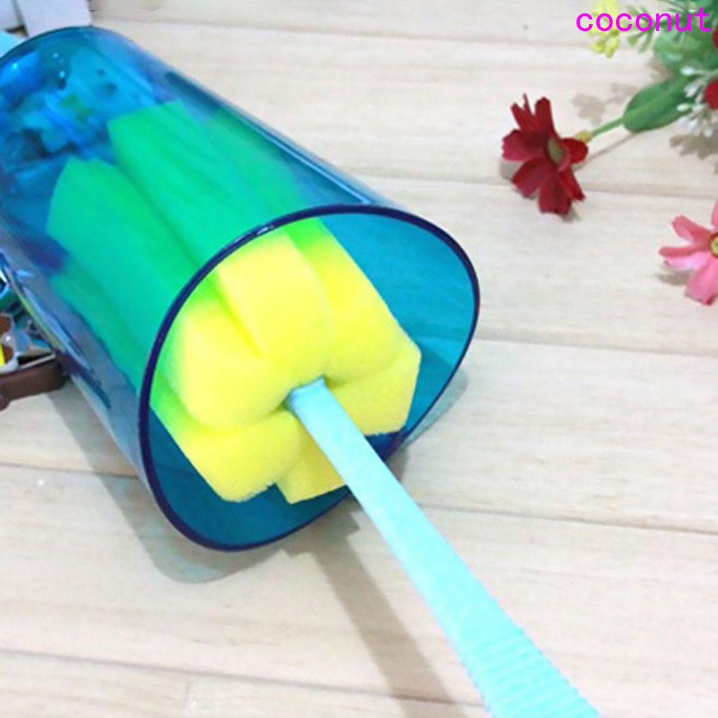 Cọ Rửa Ly Tay Cầm Dài Tiện Lợi Nhiều Màu