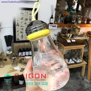 6 chai thủy tinh bóng đèn 400ml