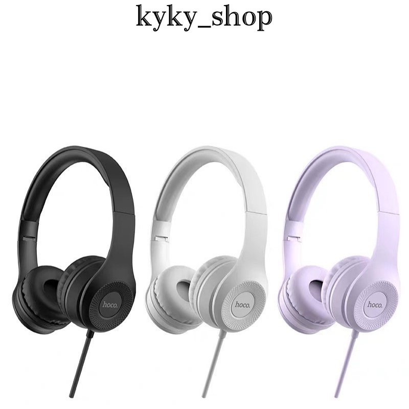 Tai nghe chụp tai bluetooth có míc cho điện thoại và máy tính Hoco W21 chính hãng