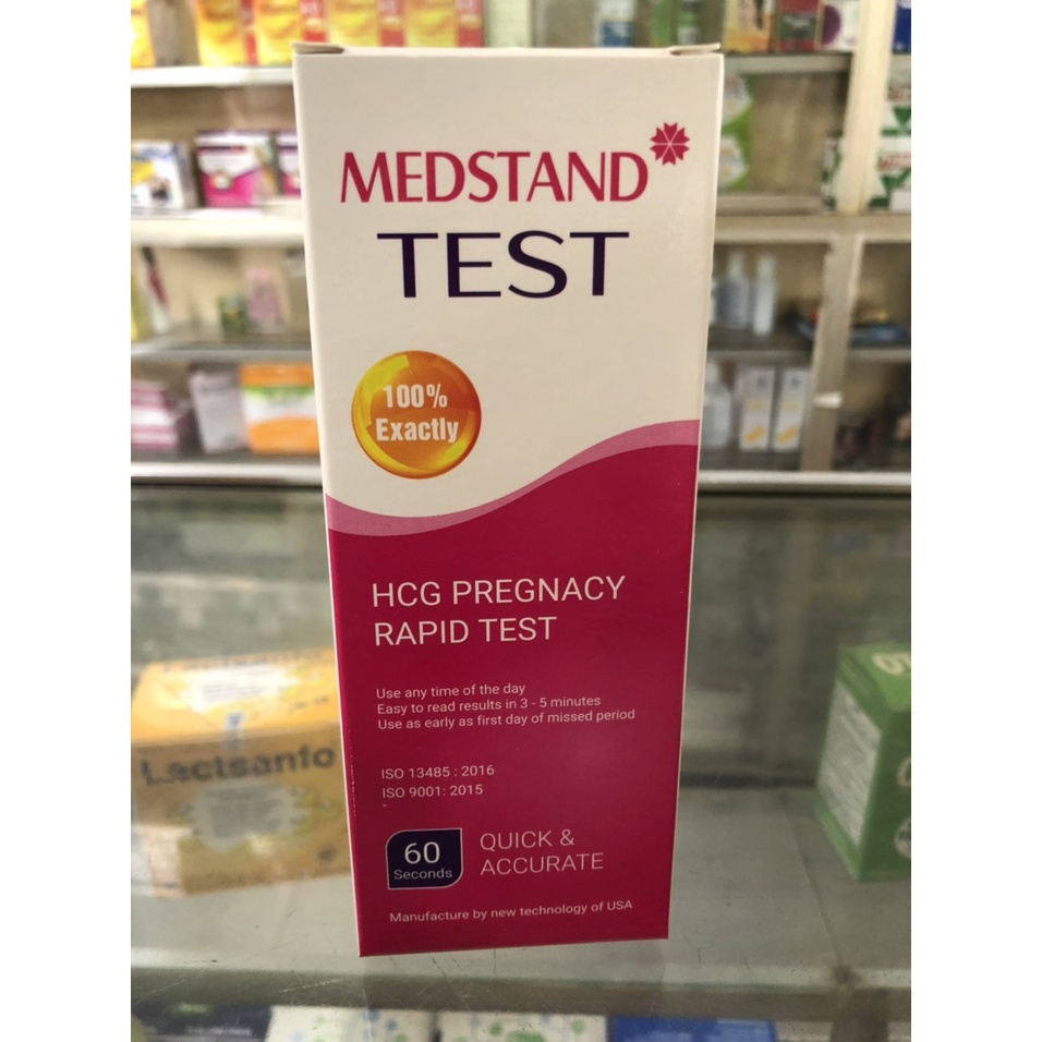 Que thử thai Medstand, chính xác 100% sau 60 giây