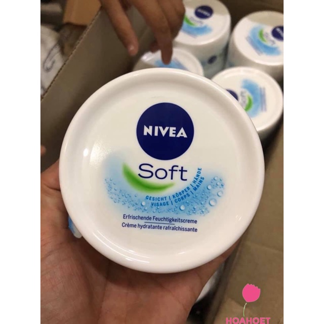 [Chính Hãng] Kem Dưỡng Thể Dưỡng ẩm Chống nẻ Nivea soft nội địa Đức DD01
