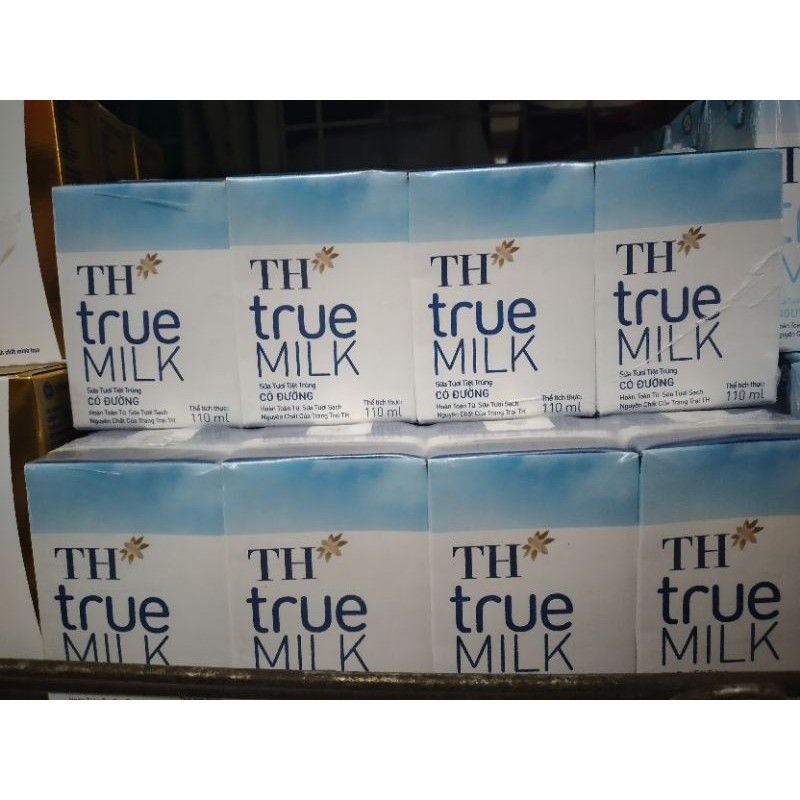 sữa TH True milk có đường 110ml