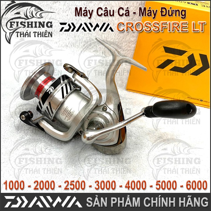 Máy Câu Cá Daiwa Crossfire LT Máy Đứng 1000, 2000, 2500, 3000, 4000, 5000, 6000 Dòng Mới Nhỏ Gọn Lực Tải Lớn