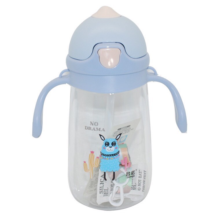 Bình tập uống nước cho bé, Bình nước cho bé có van chống sặc cao cấp 250ml