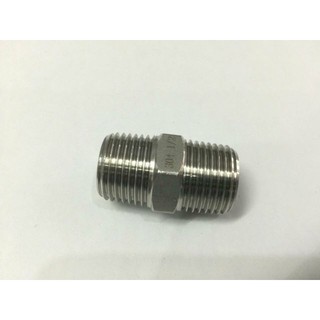 Nối 2 đầu ren 21mm inox 304