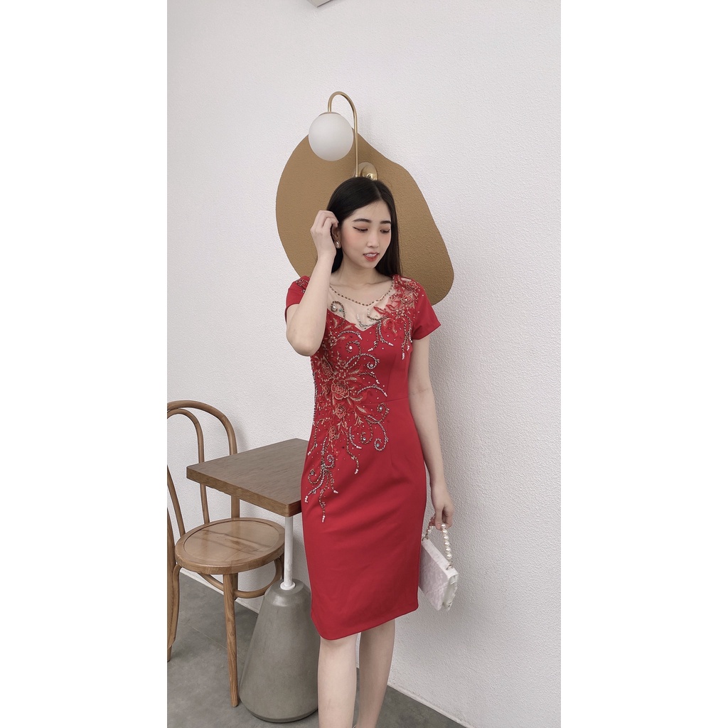 váy, đầm nữ cao cấp thiết kế trung niên , dự tiệc